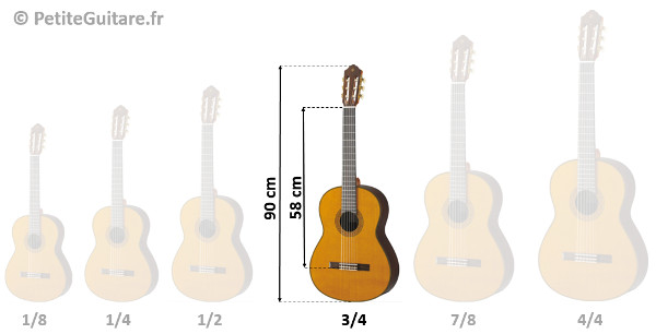 Guitare Classique 3/4 - Bois Naturel à Prix Carrefour